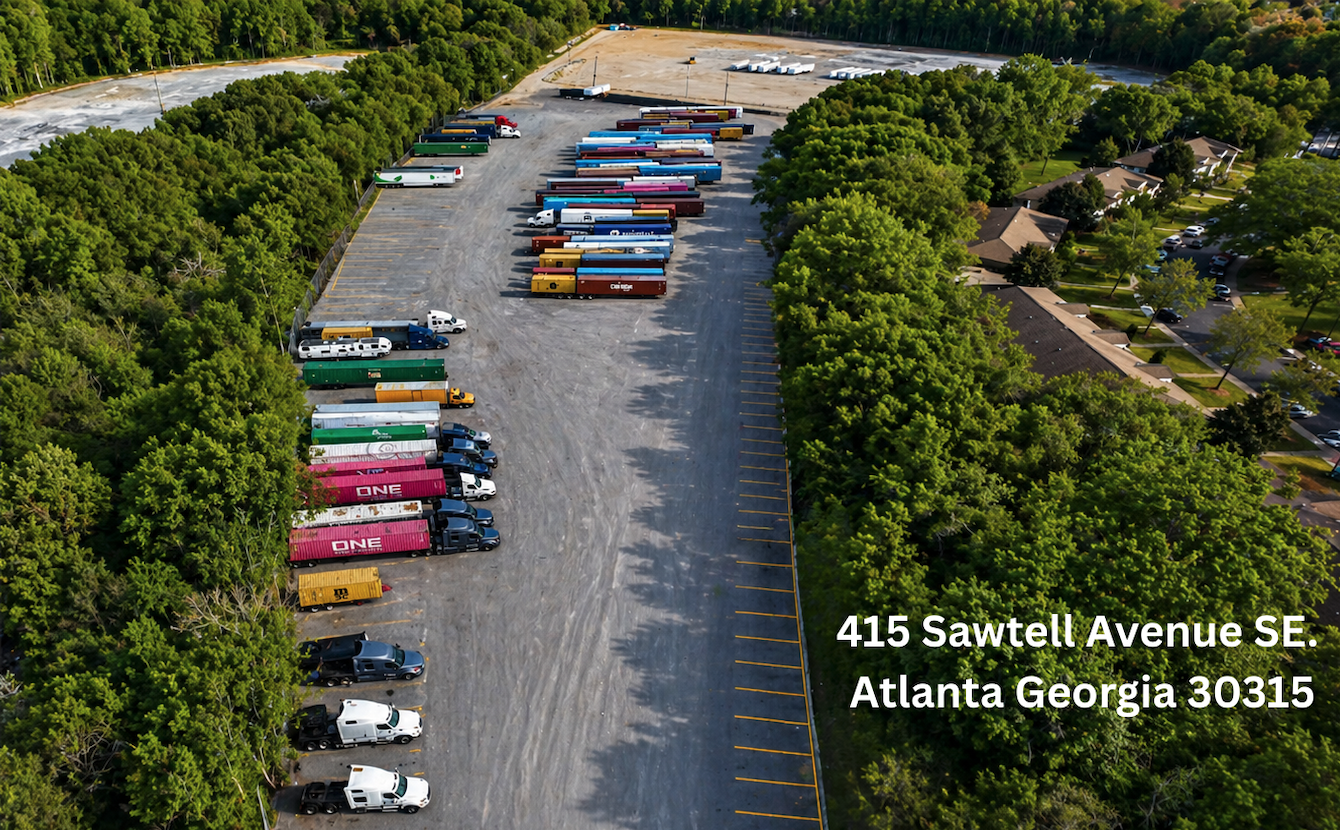 Atlanta Airport Tractor Trailer Truck Parking (1/2)